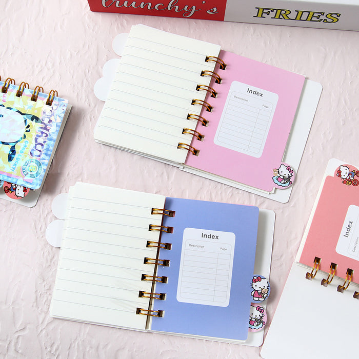 Wholesale 2pcs Exquisite Cat-Themed Spiral Notebook