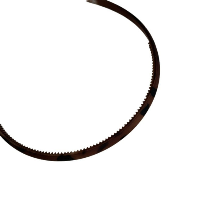 Wholesale Frosted Minimalist Leopard Acrylic Basic Hair Band Women