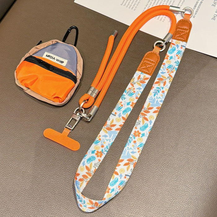 Wholesale Retro Silicone Phone Lanyard Adjustable Crossbody Wrist Strap