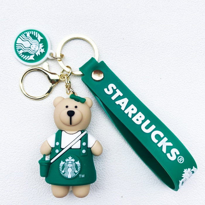 Wholesale Cartoon Panda PVC Keychain JDC-KC-ChuC015