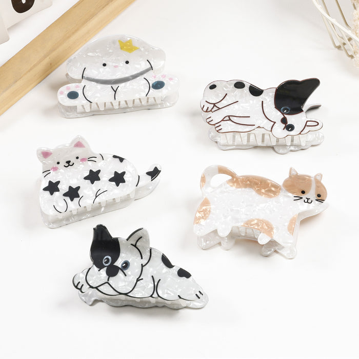 Wholesale Cute Cat and Puppy Hair Clip Accessories Pet Pattern Headwear Clip Hair Clip