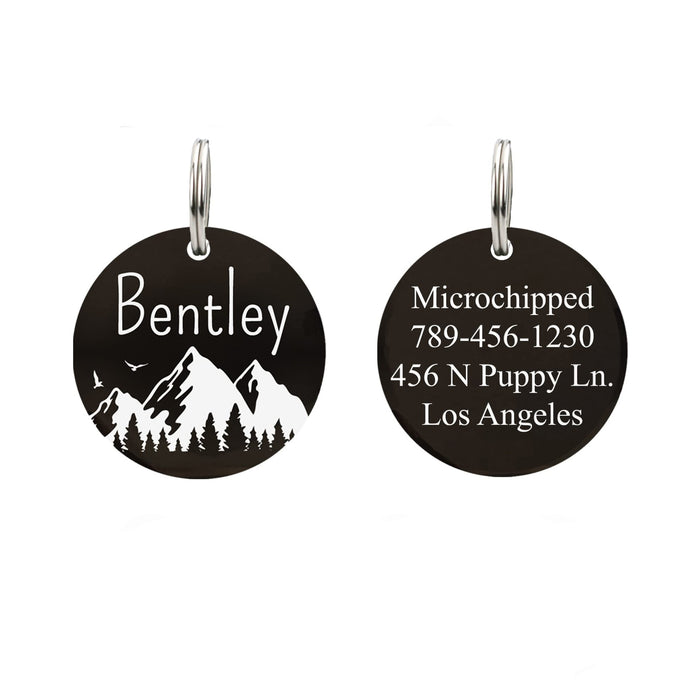 Wholesale Stainless steel pet tag electroplating, laser marking, engraving, cat and dog tag