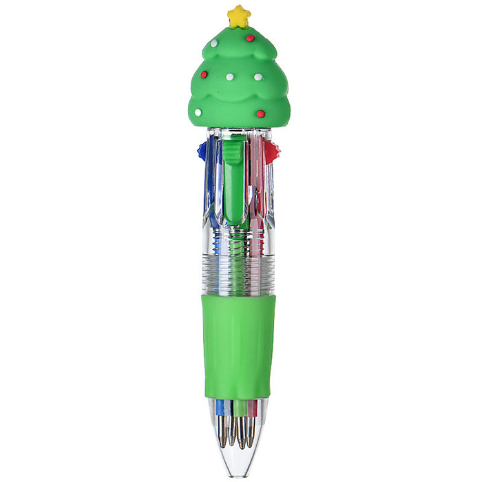 Wholesale Four-color ballpoint pen cute cartoon multi-color pen