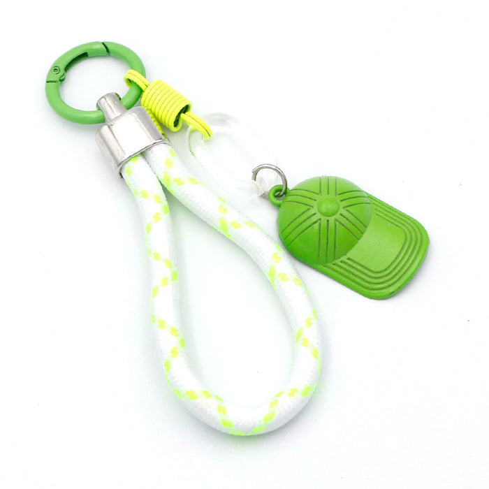 Wholesale Colorful Rope Pendant Keychain JDC-KC-QLP022