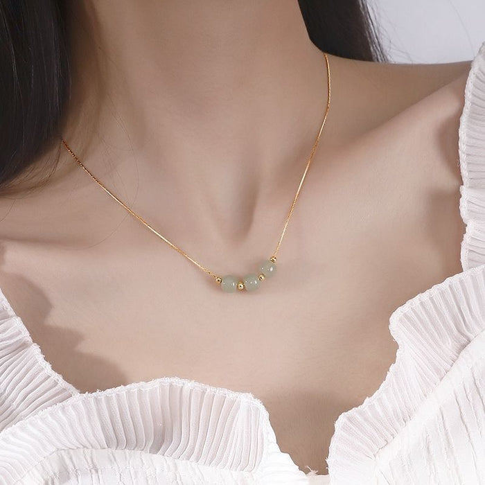 Wholesale Necklace for women, light luxury, niche, high-end temperament, collarbone chain