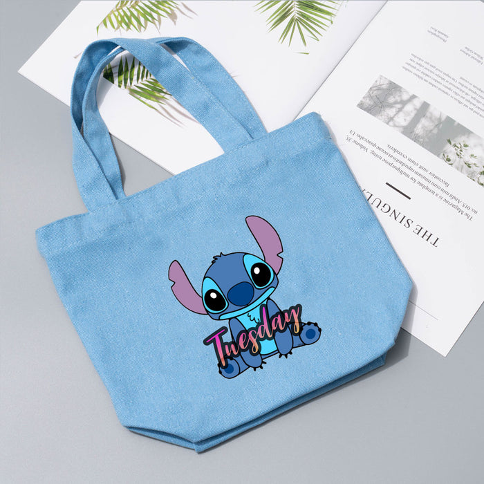 Wholesale Cartoon Printed Pattern Canvas Tote Bag JDC-HD-WuDuomei001