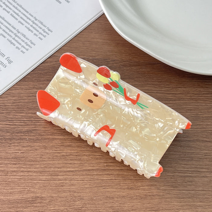 Wholesale Acrylic Cartoon Cat and Dog Claw Hair Clips for Women Everyday Styling