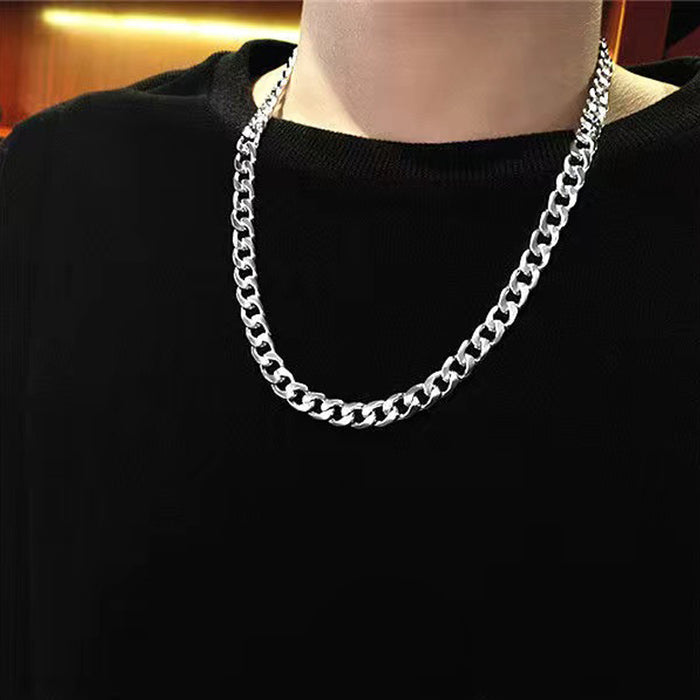 Wholesale Titanium Steel No-fading Cuban Chain Necklace JDC-NE-DanY003