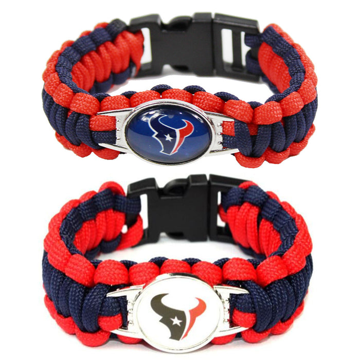 Wholesale rugby team rope woven bracelet