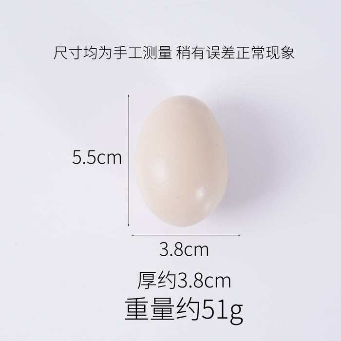Wholesale PVC Simulated Egg Hanging Ornament Decorative Charm Fun Boiled Egg Shape MOQ≥2