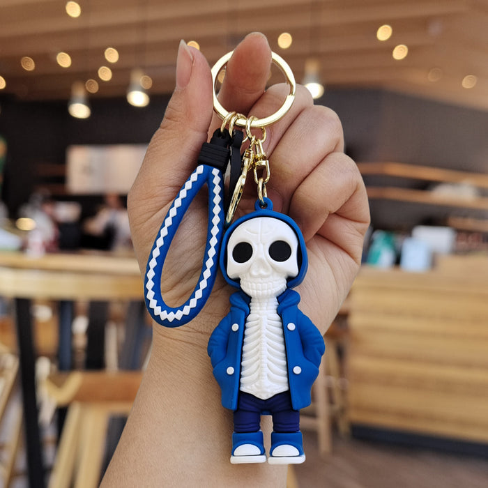 Wholesale Cartoon Silicone Doll Keychain JDC-KC-ZhuoRan030