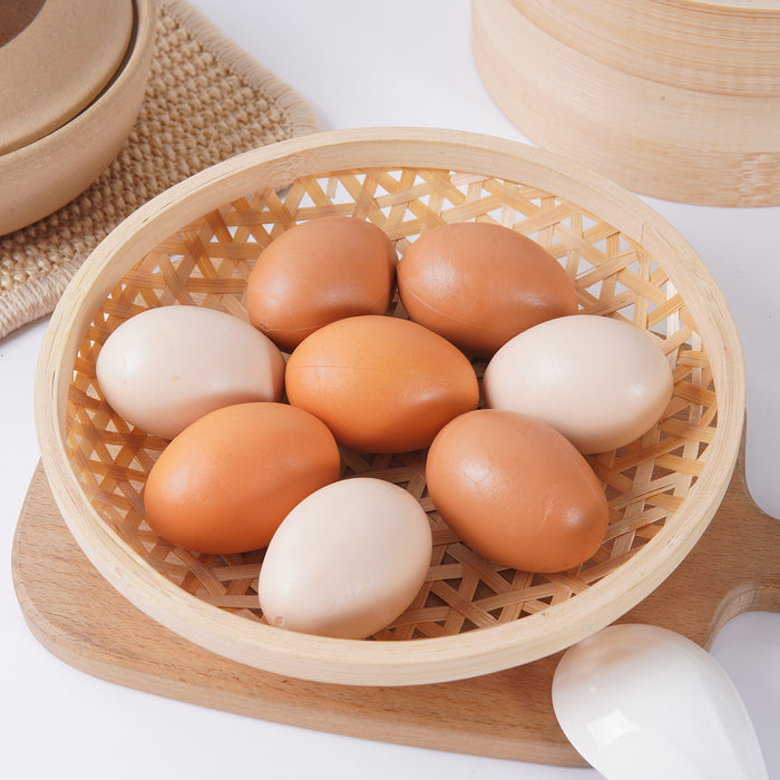 Wholesale PVC Simulated Egg Hanging Ornament Decorative Charm Fun Boiled Egg Shape MOQ≥2