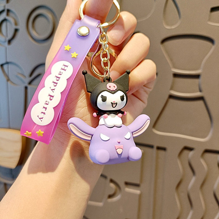 Wholesale 5pcs Cartoon keychain, cute backpack pendant, car keychain