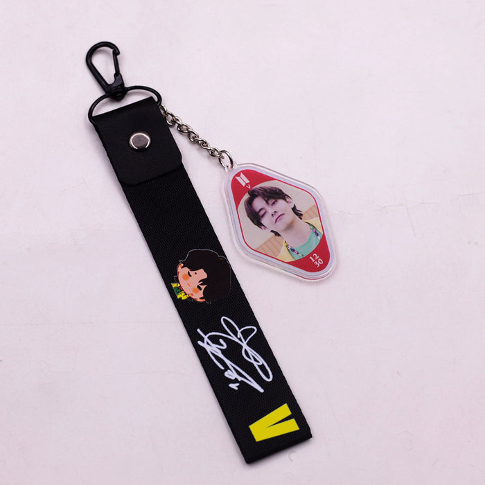 Wholesale Acrylic Lanyard Keychain JDC-KC-HanTian011