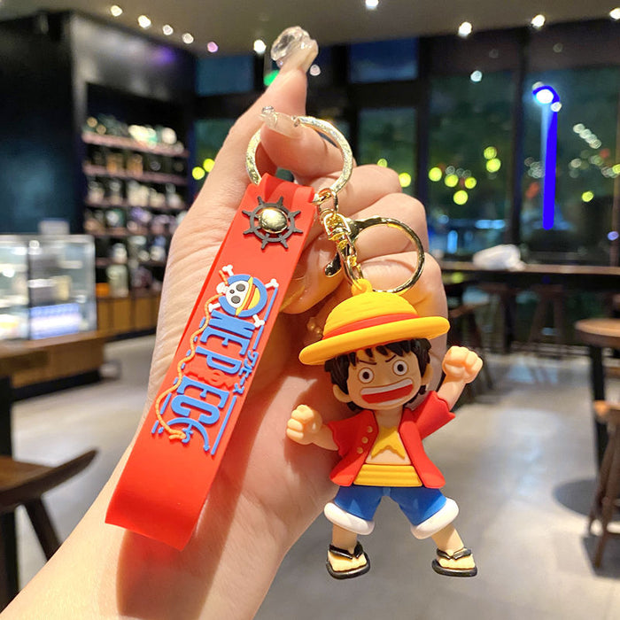 Wholesale Metal Keychain Cartoon Anime Cosplay Bag Charm Gift for Car Key Accessory MOQ≥2