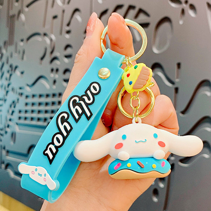 Wholesale Cartoon Silicone Doll Keychain JDC-KC-MingT188