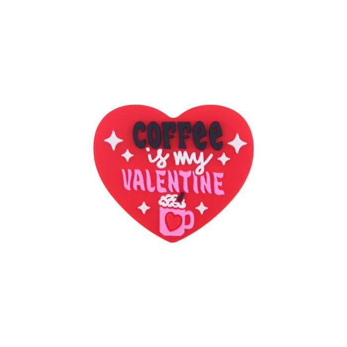 Wholesale Cartoon Love Valentine's Day Silicone Focal Beads JDC-BDS-GuangTian004