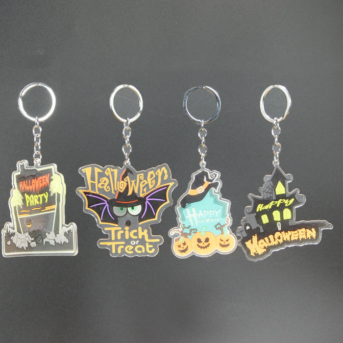 Wholesale Halloween Acrylic Keychain JDC-KC-ShengH006