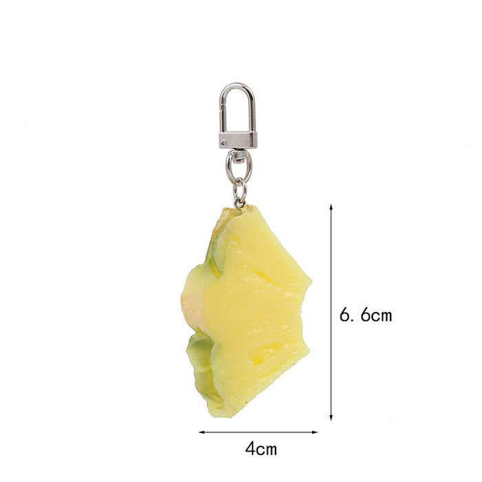 Wholesale Fruity PVC Keychain Chic Decorative Accessory for Bag Charm or Gift MOQ≥2