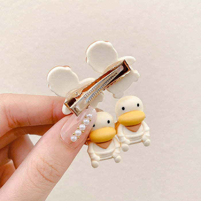 Wholesale  Big-mouth Duck Hairpin Student  Girl  Duckmouth Clip Bangs Side Clip Cartoon Headwear