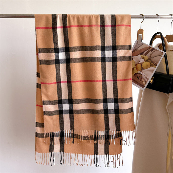 Wholesale Warm Shawl f Unisex Fashion All-match Tassel