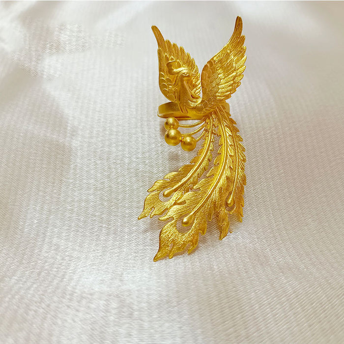Wholesale High end ring with adjustable mouth, fashionable and exquisite, light luxury, gold personality
