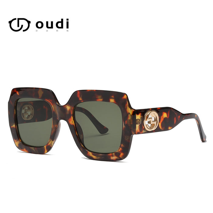 Wholesale PC gradient leopard print sunglasses JDC-SG-HNB004