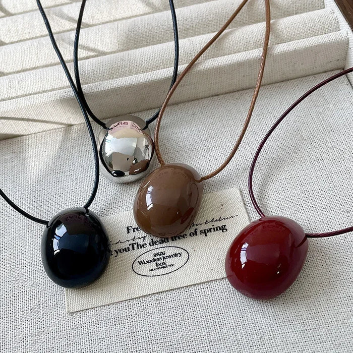 Wholesale Fashionable and versatile long necklace, sweatshirt chain, high-end feeling, collarbone chain