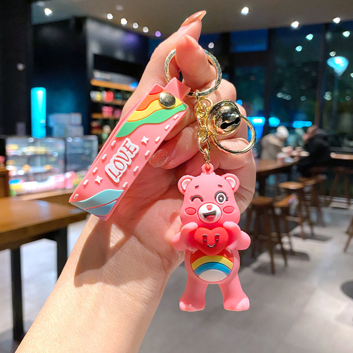 Wholesale Drip Glue Cartoon Doll Keychain JDC-KC-Gongz052