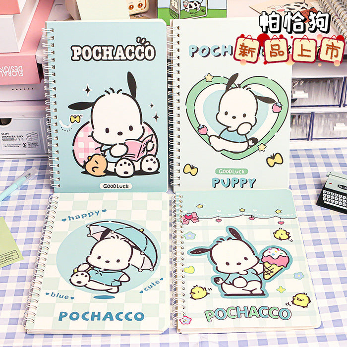 Wholesale 4 Sets of A5 Coil Cartoon Paper Notebook JDC-NK-YYC002