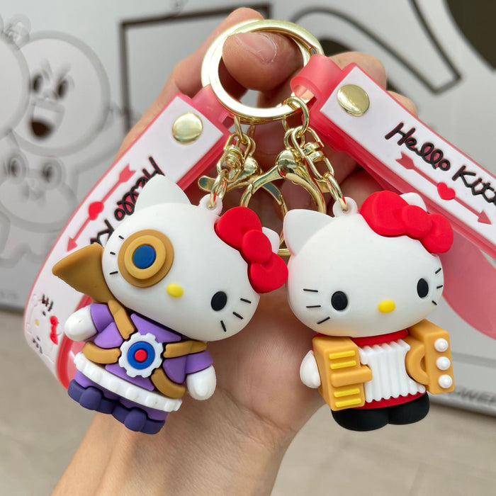 Wholesale Keychain Music Cute Doll Backpack Pendant Car Keychain Pendant