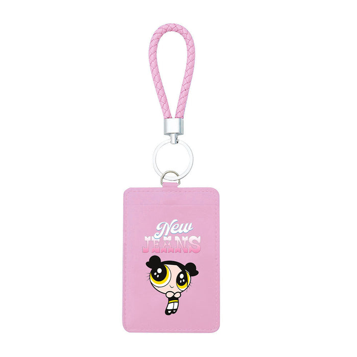 Wholesale PU Card Holder Keychain JDC-KC-ShuaiX002