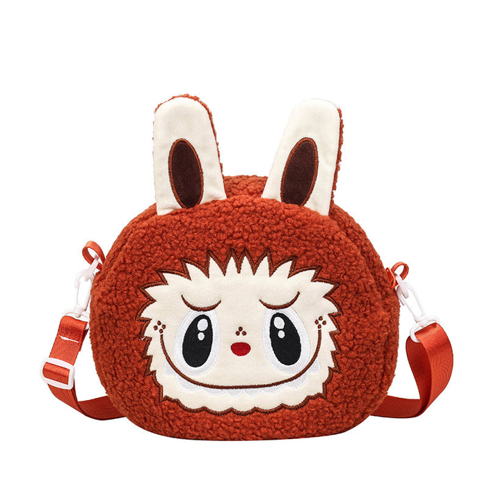 Wholesale Portable Doll Crossbody Bag Cartoon Backpack Doll Coin Plush Bag Children' s Backpack