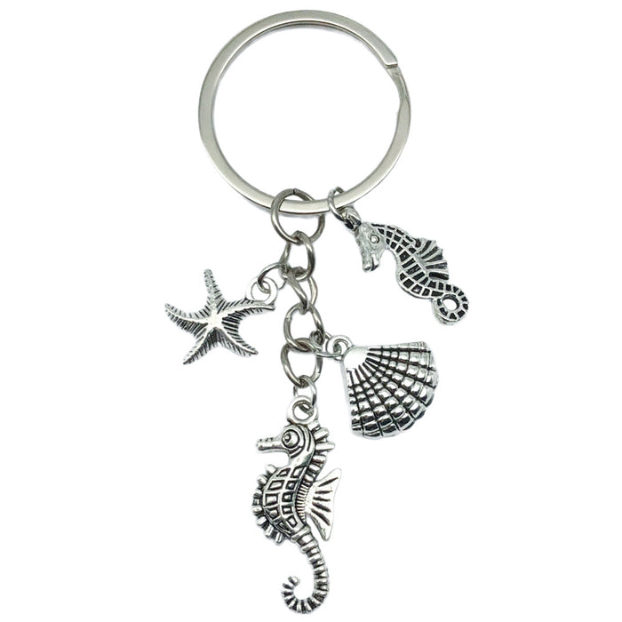 Wholesale Marine Animal Zinc Alloy Keychain JDC-KC-LuNeng016