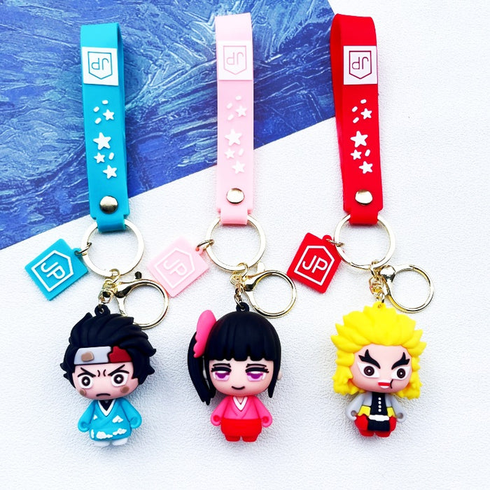 Wholesale PVC Cartoon Doll Keychain JDC-KC-WuYi128