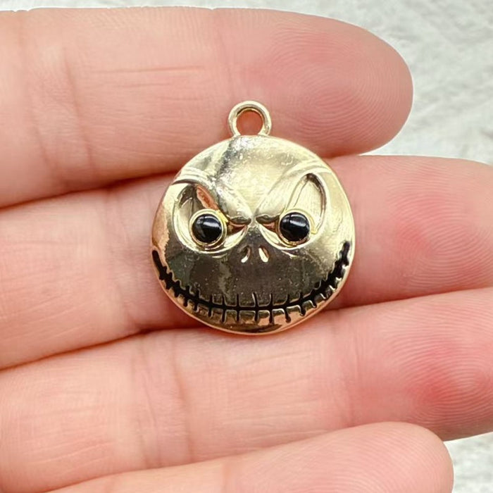 Wholesale 10pcs  Series DIY Festival Decorations Witch Pendant Tombstone Hair Tie Spray-Painted Pumpkin Hanging Ornament