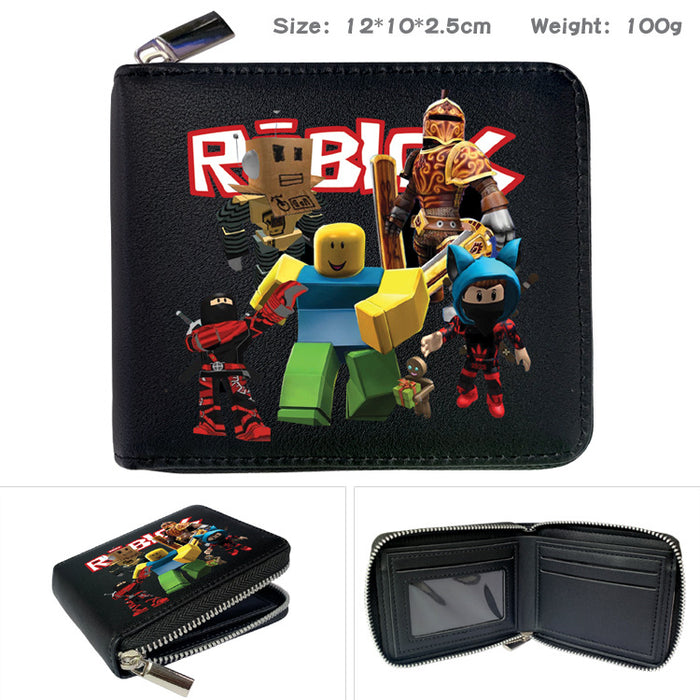 Wholesale Chic Print PU Leather Bi Fold Wallet Card Holder Everyday Casual Fashion Accessory