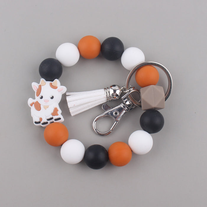 Wholesale Cartoon silicone keychain accessories