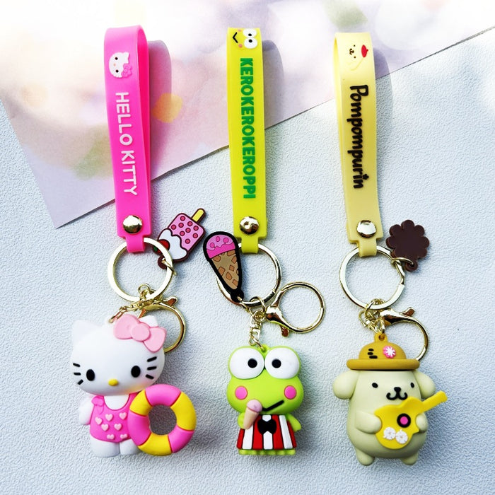 Wholesale PVC Cartoon Doll Keychain JDC-KC-ChuC055