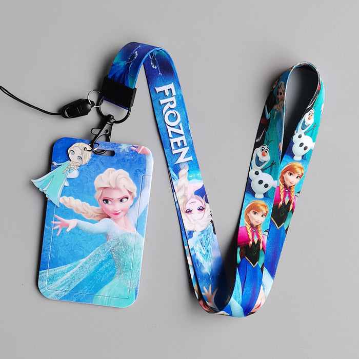 Wholesale Lanyard Keychain cartoon card holder/ ID holder