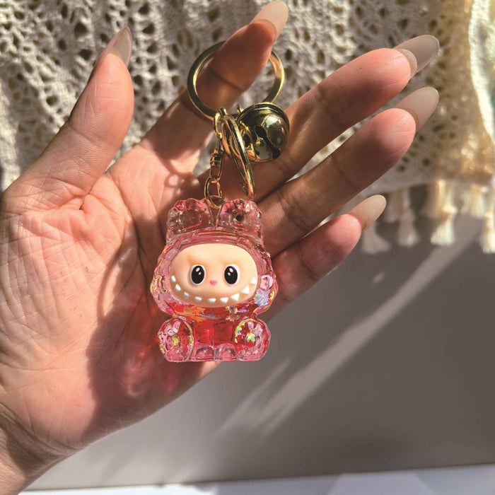 Wholesale Liquid-Filled Quicksand Keychain