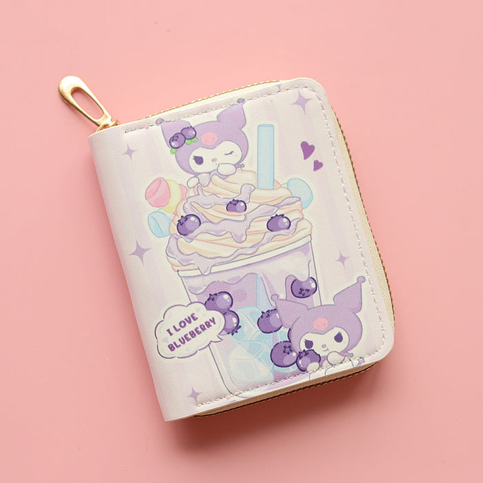 Wholesale PU Cartoon Printing Zipper Coin Purse JDC-WT-Jumei003