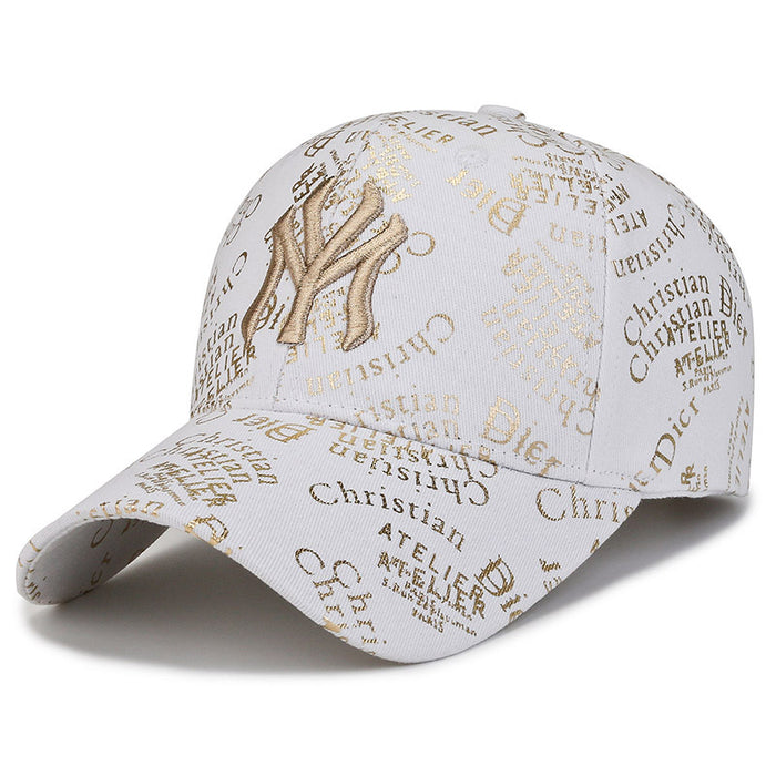 Wholesale Graffiti Printed Embroidered Cotton Polyester Ball Hats JDC-FH-Yiding001