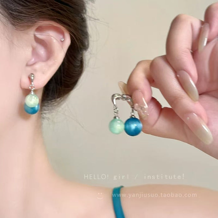 Wholesale Grape Theme Acrylic Earrings - Summer Fashion Jewelry Accessory Gift
