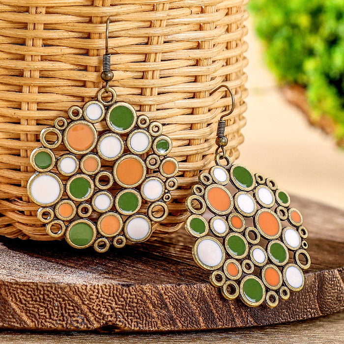 Wholesale Vintage Geometric Tassel Earrings Zinc Alloy Jewelry Accessory MOQ≥2