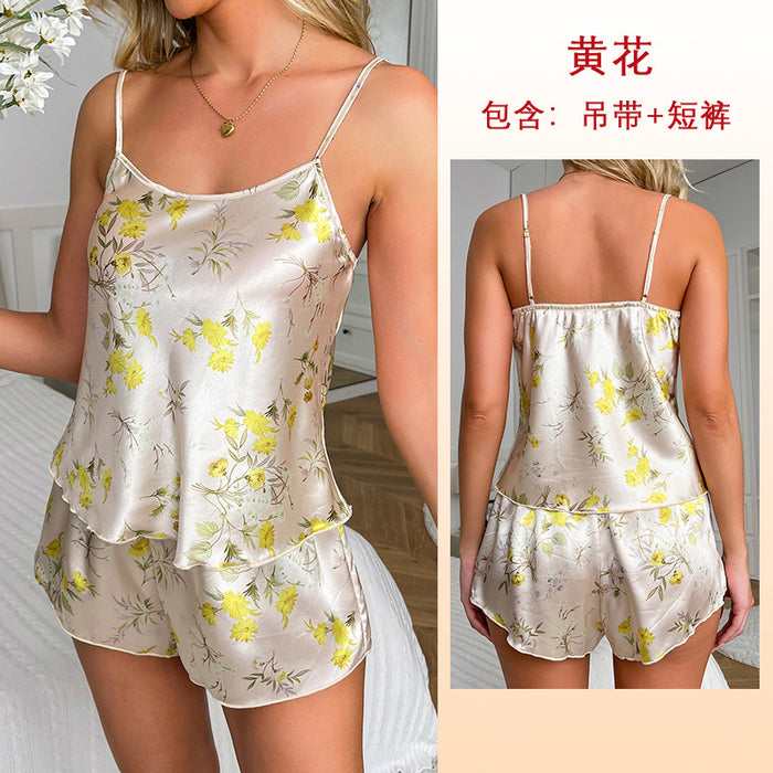 Wholesale Polyester Women's Pajamas Two Piece Set JDC-PJ-FeiY002