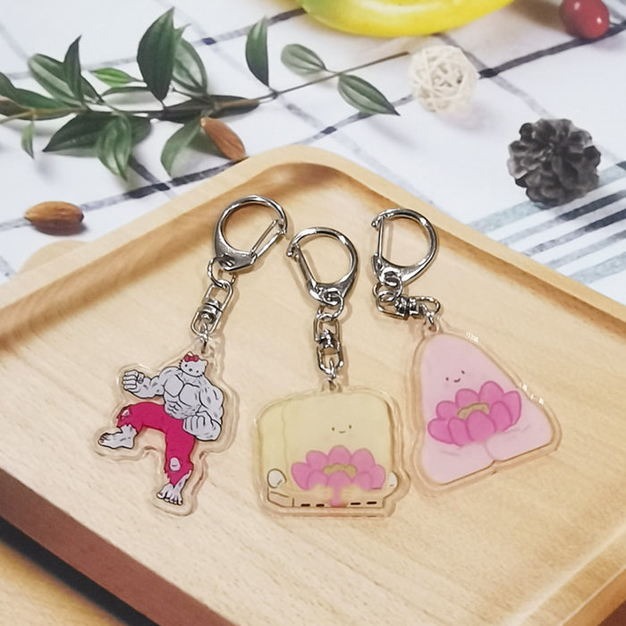 Wholesale Cartoon Acrylic Keychains JDC-KC-ChuangYi010