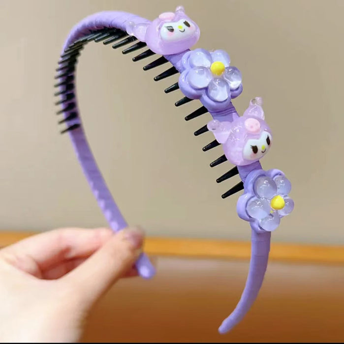 Wholesale Children's Plastic Cartoon Toothed Anti Slip Headband JDC-HD-Junwu001