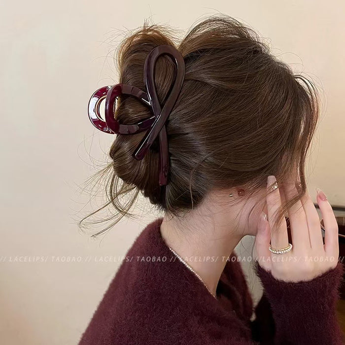 Wholesale Acrylic Grab Clip Hair Large Shark Hairpin Women's Back of Head Hair Accessories