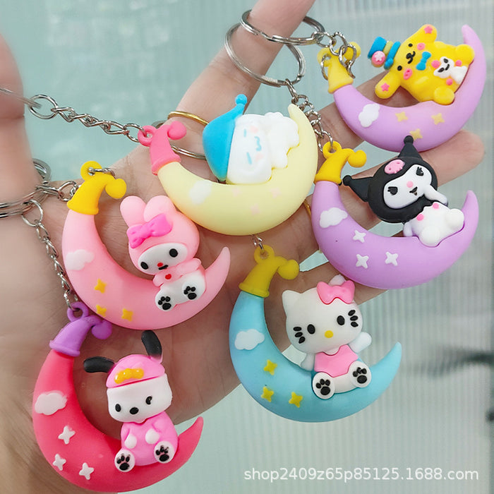 Wholesale   Cartoon  Keychain  School Bag Car Hanging Accessories